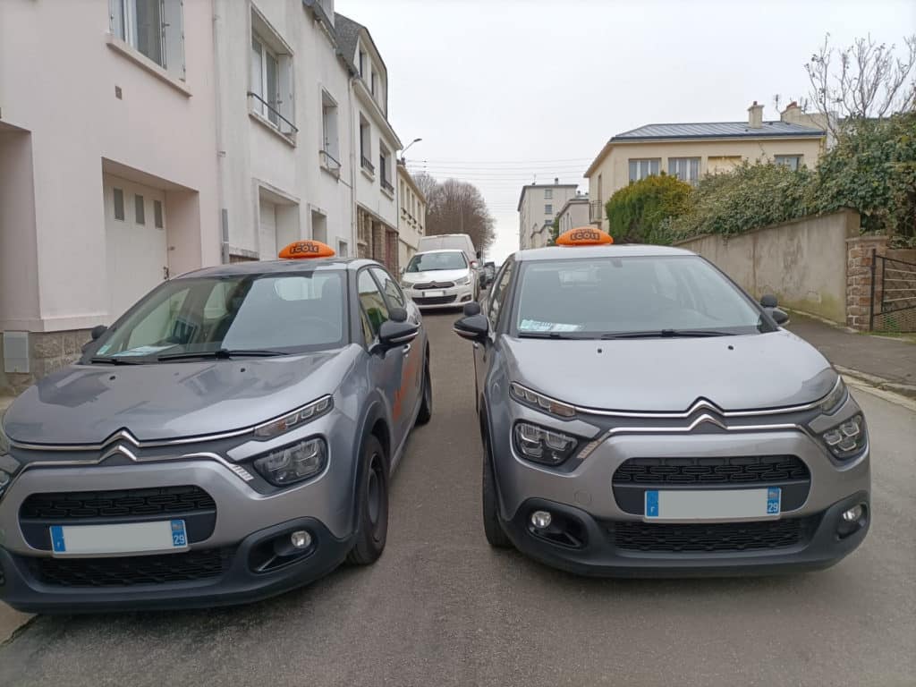 Vehicules Auto Ecole Montaigne plaque cens 2 - Le permis - Quimper Brest